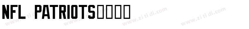 NFL Patriots字体转换